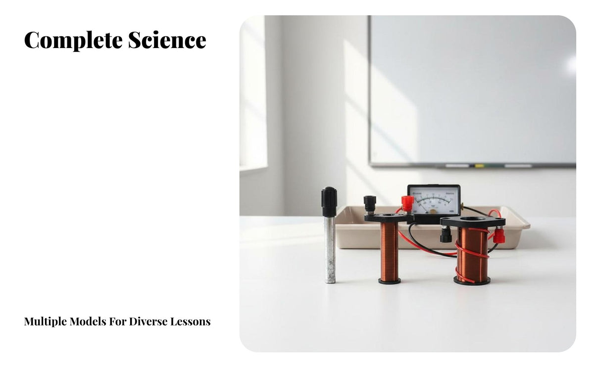 Primary and Secondary Coil Apparatus Detachable Iron Core for Science Teachers