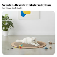 Furniture Protector Cat Scratcher Bed No Shedding Circular Cat Lounge Bed Long-Lasting for Lounging, Playtime, Living Room