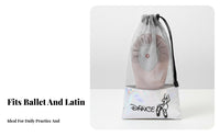 Dust-Proof Ballet Shoe Storage Bag Breathable Dance Shoe Bag Portable for Dancers, Adults, Offstage