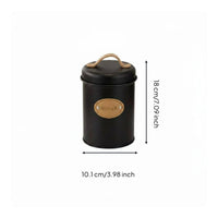 3 Pieces Labeled Containers Tea Coffee Sugar Container Set Space Saving Airtight Storage Container