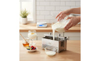 Reusable Greek Yogurt Strainer Easy to Clean Greek Yogurt Processor Large Capacity Stainless Steel Tofu Press Multipurpose for Health Enthusiasts