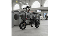 Mini Folding Electric Two-Wheeler Foldable Electric Bike Lightweight Portable Electric Cycle for Commuting, Travel, Ride Sharing