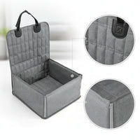 Waterproof Dog Car Seat with Zipper Padded Protector Scratch-Resistant