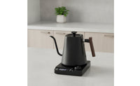 Matte Black Electric Gooseneck Kettle 304 Stainless Steel Gooseneck Electric Kettle Precision Pour Water Boiler Digital Thermostat for Coffee Lovers, Baristas, Kitchen, Office