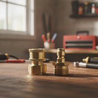 Pressure Washer Fitting Threaded Quick Connector Quick Connect and Disconnect Coupler for Car Vehicle Cleaners