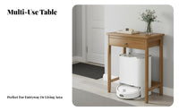 Narrow Entryway Table Space Saving Multi-Functional Household Furniture for Hallway, Living Room