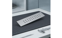 Tungsten Carbide Draw Plate Rectangular Wire Drawing Plate Drawplate Brushed Silver Jewelry Tool Smooth for Jewelers