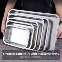 Deep Design Rectangular Steam Table Pan Food Grade Steam Table Pan Rust-Resistant Catering gear Easy to Clean for Restaurant Owners, waterproof Planners, Home Cooks, Buffet