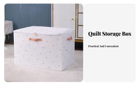 textile Quilt Bag cleanable Foldable textile Bag Large Capacity for Renters, Adults