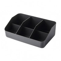 Coffee Bar Organizer Matte Finish Divided Storage Rack Open Multi Section Open designCompartment