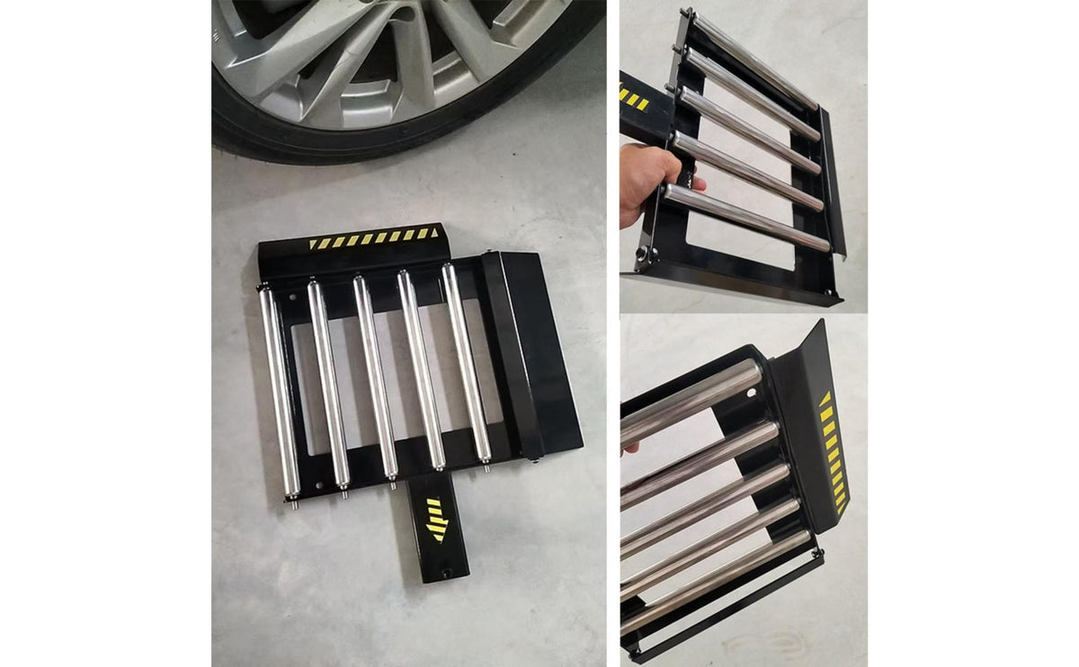 Tire Rolling Board Heavy-Duty Tire Roller with Metal Body Compact Tool for Mechanics