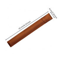 PU Leather Drumstick Bag Flap Closure Drum Holder Wear-Resistant Musical Equipment