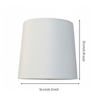 Textile Lamp Shade DIY Friendly Textile Lampshade Easy Installation E27 Replacement Shade for Bedroom, Study