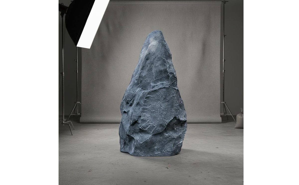 Fiberglass Rock Prop Weather-Resistant Hollow Fake Stone Faux Boulder Decoration for Set Designers, Event Planners, Photo Shoots