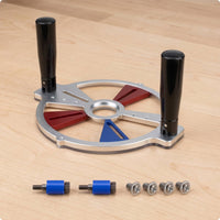 Carpentry Router Guide Base Precision Router Guide Base with Handles Low-Profile for Carpenters