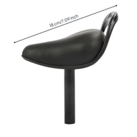 Child Bike Seat Saddle Replacement Padded Bike Saddle with Handle Easy Installation Cycle Seat with Seatpost for Young Children