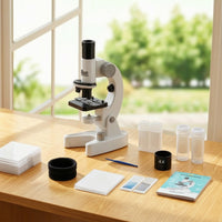Educational Microscope Compact Science Microscope Stable STEM for Students, Classroom, School Laboratory