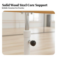 Portable Dance Barre Sturdy & Stable Adjustable Dance Barre Smooth Handrail Portable Dance Bar for Adults, Beginners, Gym