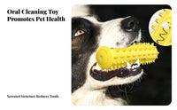 Teeth Cleaning Dog Toothbrush Stick Sawtooth Design Dog Toothbrush Toy Gum Massage for Dogs, Aggressive Chewers, Playtime, Indoor Play, Home