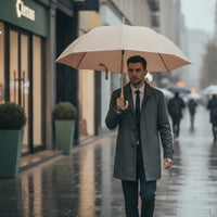 Long-Handle Umbrella Auto-Open Automatic Umbrella Wind-Repelling for Commuters, Business Professionals, Daily Commute, Travel
