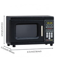 1:12 Scale Microwave Control Panel Miniature Microwave Oven Digital Display Mini Kitchen Decor
