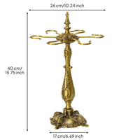Stemware Rack Antique Style Grape Glass Rack Weighted Base Household Storage for Home Bar