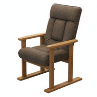 sturdy Wood Frame paddinged Wooden accent Chair Relaxed Recline Armchair High backrestrest Indoor Seating Ergonomic Design for Home Office Users, Readers, home dwellers, Living Room, Bedroom, perusing Corner, Balcony