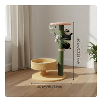 Feline Climber with Scratching Posts Easy to Install Multi Level Cat Climbing Structure-Saving Pet Furniture for Kittens