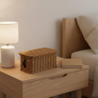 Cables Cover Box Versatile Woven Waterproof Household Storage for Living Room