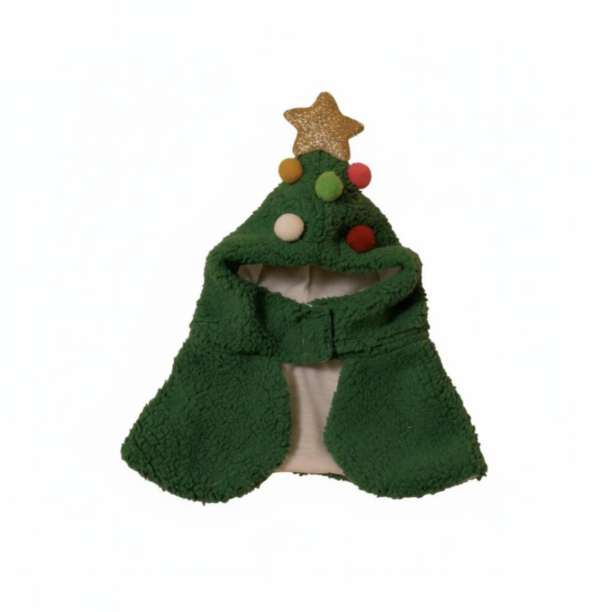 Christmas Pet Cloak, Plush, Holiday Decoration