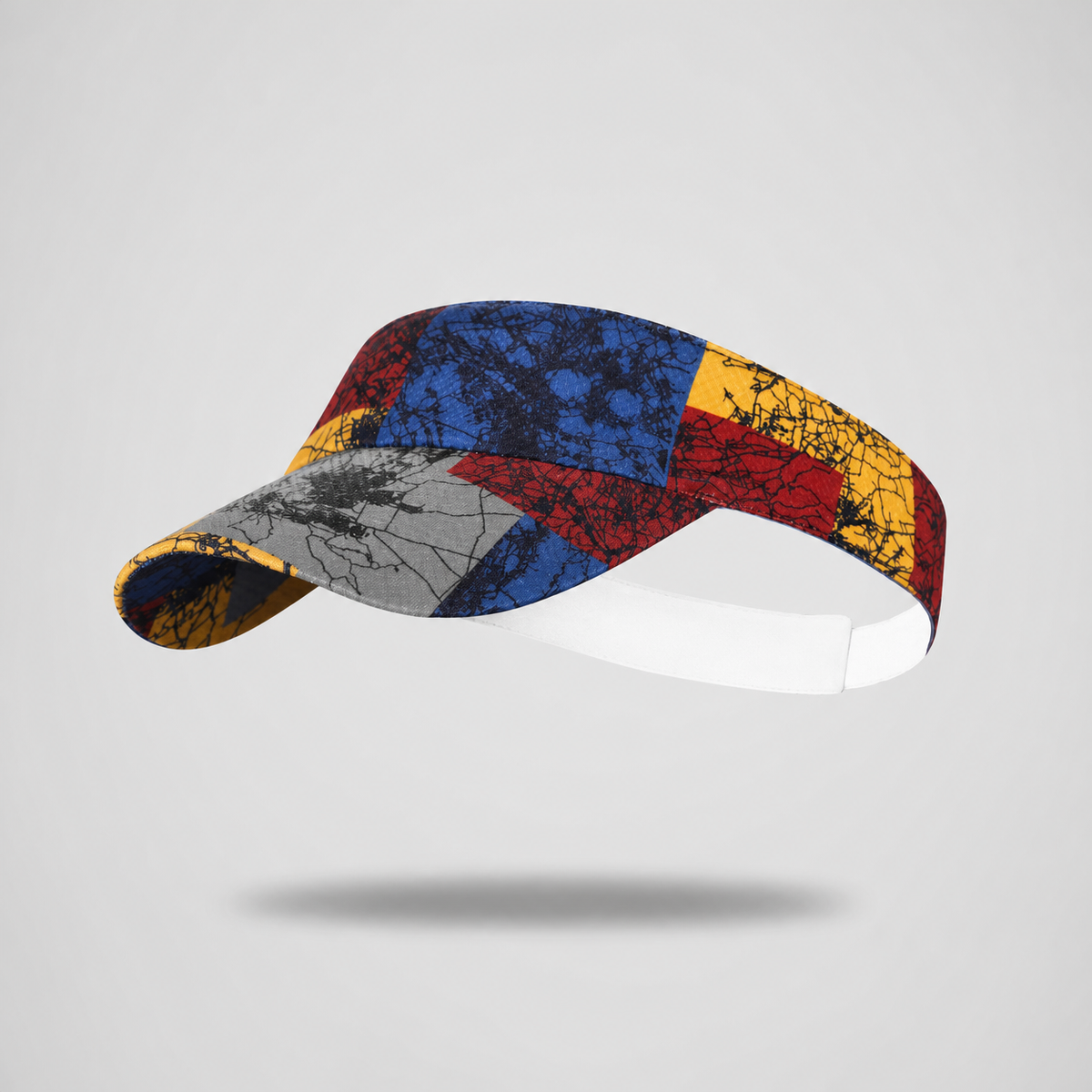 Men's UV Protection Foldable Visor Hat with Sweat-Absorbing Quick-Dry Fabric