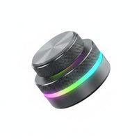 Knob Controller Aluminum Alloy Rotary Keyboard Button Metal Body Computer Mute Knob for Live Broadcasting