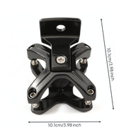 Car Light Mounting Bracket Glossy Black Bracket with Claw Clamp Low-Profile for Round Tubes