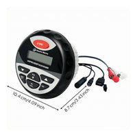 Marine Stereo Unit LED Display Marine Stereo 12V Vehicle Electronics for Boats