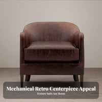 wing-shaped Club Chair Traditional Country aesthetic Upholstered wing-shaped Armchair utilitarian Look Accent Seating for Homeowners, Cigar Bar, Lounge, Living Room