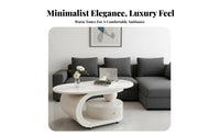 Mobile Design Rolling Side Table with Storage Space Saving Rolling Coffee Table with Drawer Multi-Purpose Household Furniture Easy Assembly for Apartment Dwellers, Homeowners, Students, Living Room, Small Areas, Bedroom, Balcony