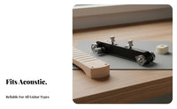Guitar Nut and Saddle Sander Precise Control Guitar Nut Sander Sanding Jig Steel Bearing-Bearing Rollers Aluminum Alloy Frame