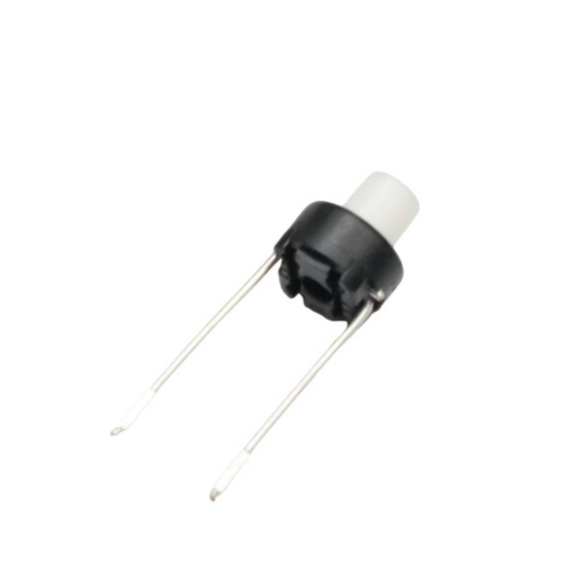6 X 6 X 5 Mm Switch Black Body Through-Hole Tactile Switch Electronic Part White Actuator Copper Alloy for Musical Instruments