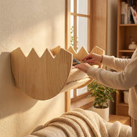 Mounted Cat Shelves and Perches with Bridge, Thickened Solid Wood Climbing Shelf, Space Saving Furniture for Indoor Cats, Efficient Lumber Material