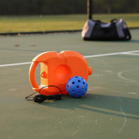 High-Elasticity Cord Pickleball Solo Practice Aid Continuous Rebounding Pickleball Practice Aid with String Portable Rebound Training Base Improves Skills for Beginners, Kids, Home Use, Outdoor, Backyard, Driveway