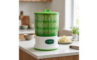 Bean Sprout Maker Electric Bean Sprout Machine Automatic Sprouter with Three Levels Countertop for Healthy Eaters, Kitchen