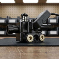 Threaded Ports Pressure Washer Pump Head Electrical Leads High-Pressure Washer Pump Head Connector Included Cleaning Tool Compact