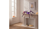 Light up Spider Halloween Spider with Lights Large Holiday Decoration for Decorators, Party Hosts, Eerie