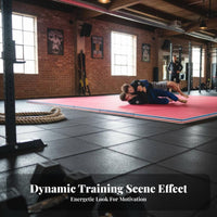 Wrestling Mat Anti-Slip Fighting Arts Training Mat Shock Absorbing Sports Flooring for Wrestlers, Athletes, Competition Arena, Dojo, School