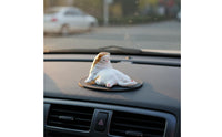 Cartoon Design Car Dashboard Cat Decoration Playful Poses Cute Cat Figurine Funny Car Screen Decoration Long-Lasting PVC Material for Computer Monitor, Office Desk, Rearview Mirror