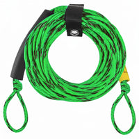 16-Strand Tubing Tow Rope Hollow-Braid Heavy-Duty Tow Rope Resistant Water Sports Equipment Loop Ends for Boating