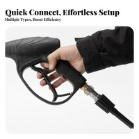M22 Swivel Quick Connect M22 Anti-Knot Hose Joint Heavy Duty Pressure Washer Rotating Connector for Car Washing, Outdoor Cleaning