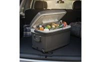 Wheeled Car Refrigerator Two-voltageVoltage Portable Fridge Large-Capacity Refrigerator with Wheels Shockproof for Campers, Travelers, Truckers, Road Trips, Camping, Rv