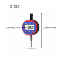 Rechargeable Electronic Indicator Depth Gauge Mini USB Charging Digital Depth Micrometer Reset Setting Digital Height Gauge Large LCD for Factory
