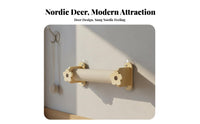 Sisal Scratching Surface Modular Feline Shelf Space-Saving Modular Feline Shelf Set Easy Installation Wall Climber Long-Lasting for Apartment Dwellers, Homeowners, On Walls, Indoors, Living Room, Bedroom